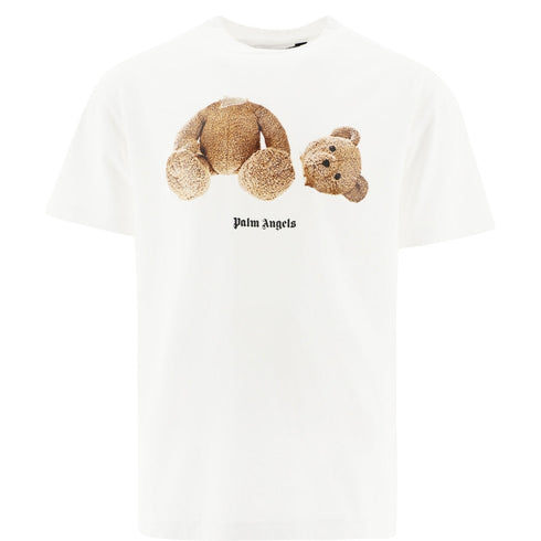 Palm Angels Mens T-Shirt PMAA001S21JER0180160 White